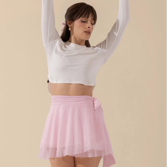 Popflex active Juliette wrap skirt- petal pink Size L - Picture 1 of 6